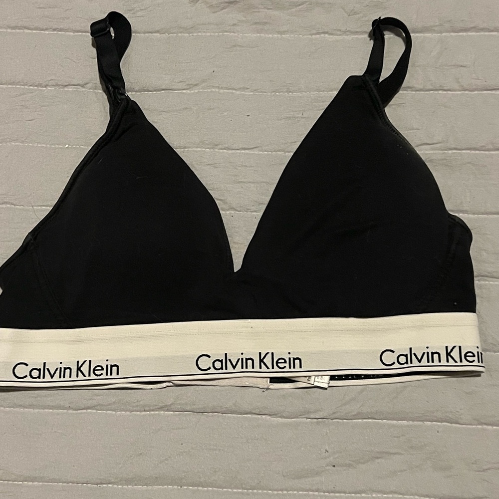 Calvin Klein Black maternity bra